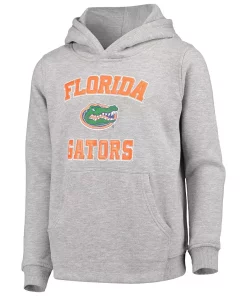 Youth Heathered Gray Florida Gators Big Bevel Pullover Hoodie 5 Youth Heathered Gray Florida Gators Big Bevel Pullover Hoodie -MLB Shop 3970852 ALT2
