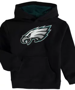 Preschool Black Philadelphia Eagles Fan Gear Prime Pullover Hoodie
