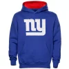 New York Giants Preschool Fan Gear Primary Logo Pullover Hoodie - Royal Blue