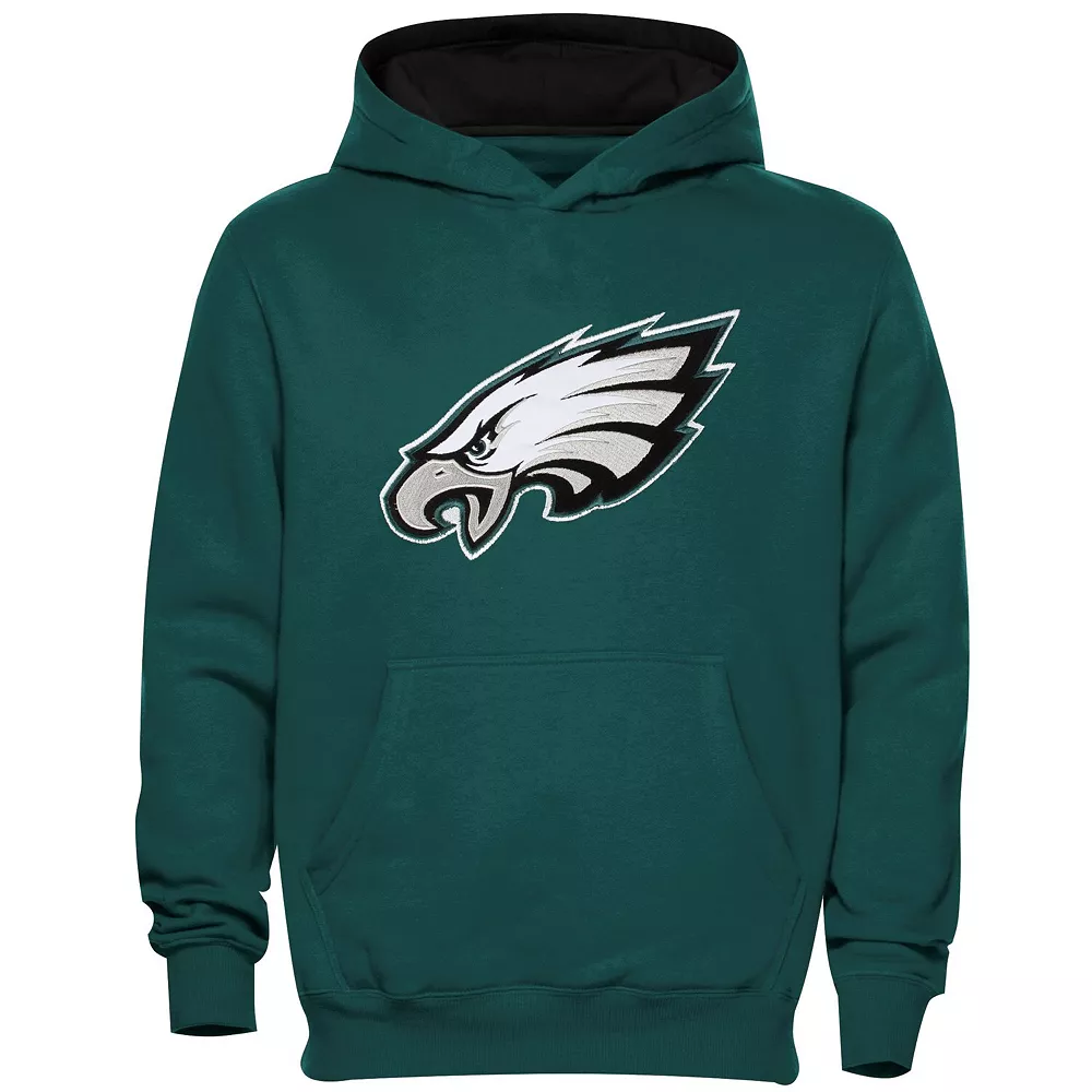 Philadelphia Eagles Preschool Fan Gear Primary Logo Pullover Hoodie - Midnight Green 1 Philadelphia Eagles Preschool Fan Gear Primary Logo Pullover Hoodie - Midnight Green