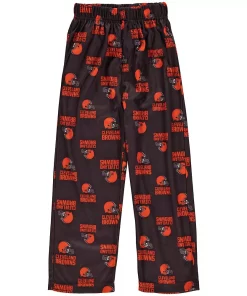 Preschool Brown Cleveland Browns Allover Logo Printed Pants