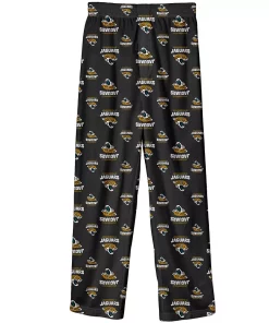 Preschool Black Jacksonville Jaguars All Over Printed Pajama Pants