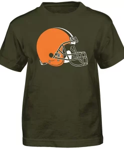 Preschool Brown Cleveland Browns Team Logo Short Sleeve T-Shirt