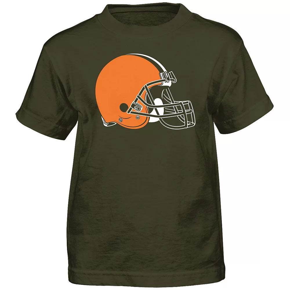 Preschool Brown Cleveland Browns Team Logo Short Sleeve T-Shirt 1 Preschool Brown Cleveland Browns Team Logo Short Sleeve T-Shirt