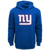 New York Giants Youth Primary Logo Team Color Fleece Pullover Hoodie - Royal Blue