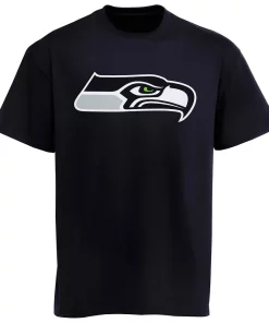 Seattle Seahawks Youth Team Logo T-Shirt - College Navy