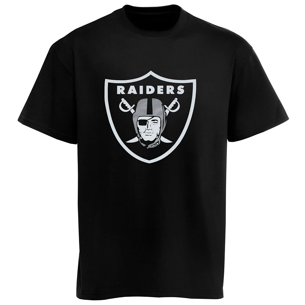 Oakland Raiders Youth Team Logo T-Shirt - Black- 1 Oakland Raiders Youth Team Logo T-Shirt - Black-