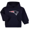Toddler Navy New England Patriots Team Logo Pullover Hoodie