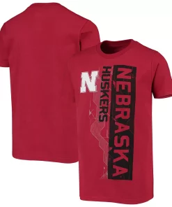 Youth Scarlet Nebraska Huskers Challenger T-Shirt