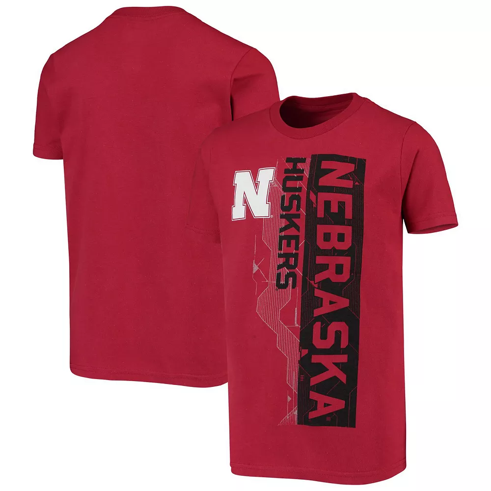 Youth Scarlet Nebraska Huskers Challenger T-Shirt 1 Youth Scarlet Nebraska Huskers Challenger T-Shirt