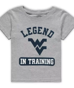 Toddler Heathered Gray West Virginia Mountaineers Legend Trainer T-Shirt