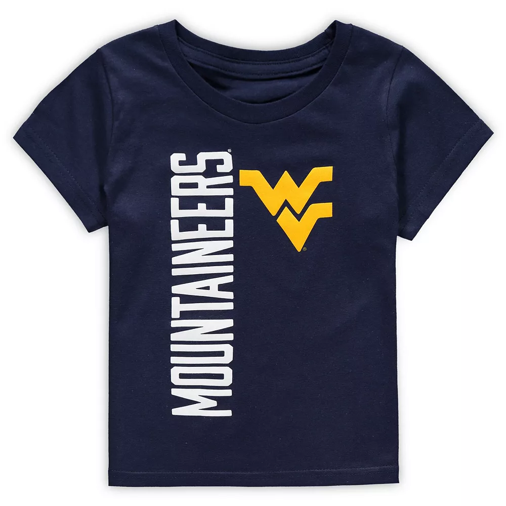 Toddler Navy West Virginia Mountaineers Big & Bold T-Shirt 1 Toddler Navy West Virginia Mountaineers Big & Bold T-Shirt