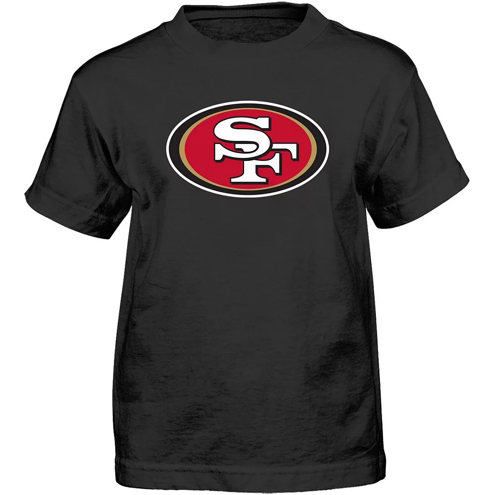 Preschool Black San Francisco 49ers Team Logo Short Sleeve T-Shirt 1 Preschool Black San Francisco 49ers Team Logo Short Sleeve T-Shirt