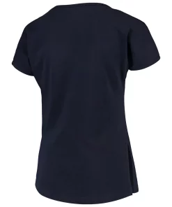 Girls Youth Rob Gronkowski Navy New England Patriots Sonic Heart Player Name & Number Dolman T-Shirt -MLB Shop 4034325 ALT3