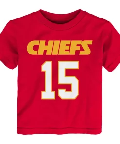 Preschool Patrick Mahomes Red Kansas City Chiefs Mainliner Name & Number T-Shirt 5 Preschool Patrick Mahomes Red Kansas City Chiefs Mainliner Name & Number T-Shirt -MLB Shop 4035757 ALT2