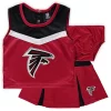 Girls Preschool Red Atlanta Falcons Two-Piece Spirit Cheer Cheerleader Set With Bloomers