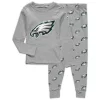 Toddler Heathered Gray Philadelphia Eagles Sleep Set