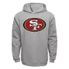 Youth Gray San Francisco 49ers Current Logo Pullover Hoodie