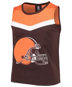 Girls Youth Brown/Orange Cleveland Browns Two-Piece Spirit Cheerleader Set 6 Girls Youth Brown/Orange Cleveland Browns Two-Piece Spirit Cheerleader Set -MLB Shop 4070464 ALT2