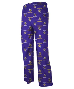 Alternative view of Preschool Purple Minnesota Vikings Allover Logo Printed Pants