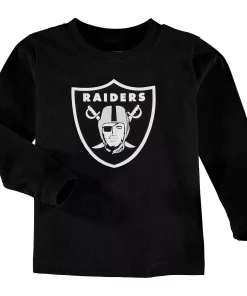 Las Vegas Raiders Toddler Team Logo Long Sleeve T-Shirt - Black