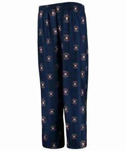 Youth Navy Houston Astros Team Color Printed Logo Pants