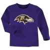 Baltimore Ravens Toddler Team Logo Long Sleeve T-Shirt - Purple