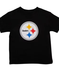 Pittsburgh Steelers Preschool Team Logo T-Shirt - Black