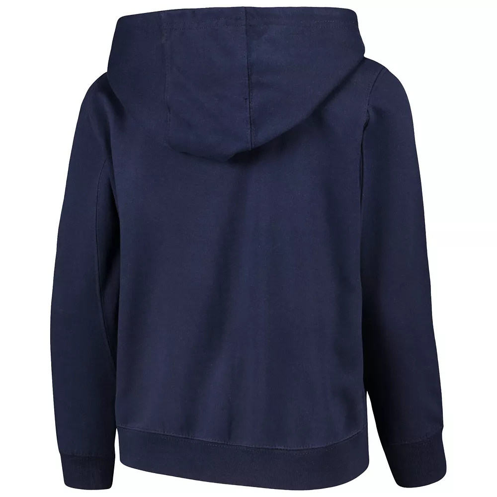 Youth Navy New York Yankees Team Color Wordmark Full-Zip Hoodie 4 Youth Navy New York Yankees Team Color Wordmark Full-Zip Hoodie - Image 4