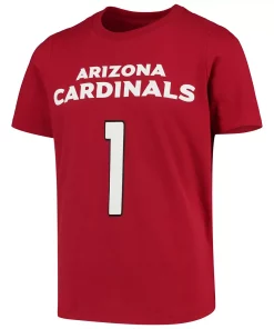 Youth Kyler Murray Cardinal Arizona Cardinals Mainliner Player Name & Number T-Shirt -MLB Shop 4079338 ALT2