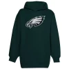 Philadelphia Eagles Youth Primary Logo Fleece Hoodie Sweatshirt - Midnight Green