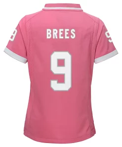 Girls Youth Drew Brees Pink New Orleans Saints Bubble Gum Jersey 7 Girls Youth Drew Brees Pink New Orleans Saints Bubble Gum Jersey -MLB Shop 4081004 ALT3