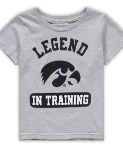 Toddler Heathered Gray Iowa Hawkeyes Legend Trainer T-Shirt