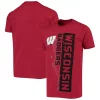 Youth Red Wisconsin Badgers Sidebar T-Shirt