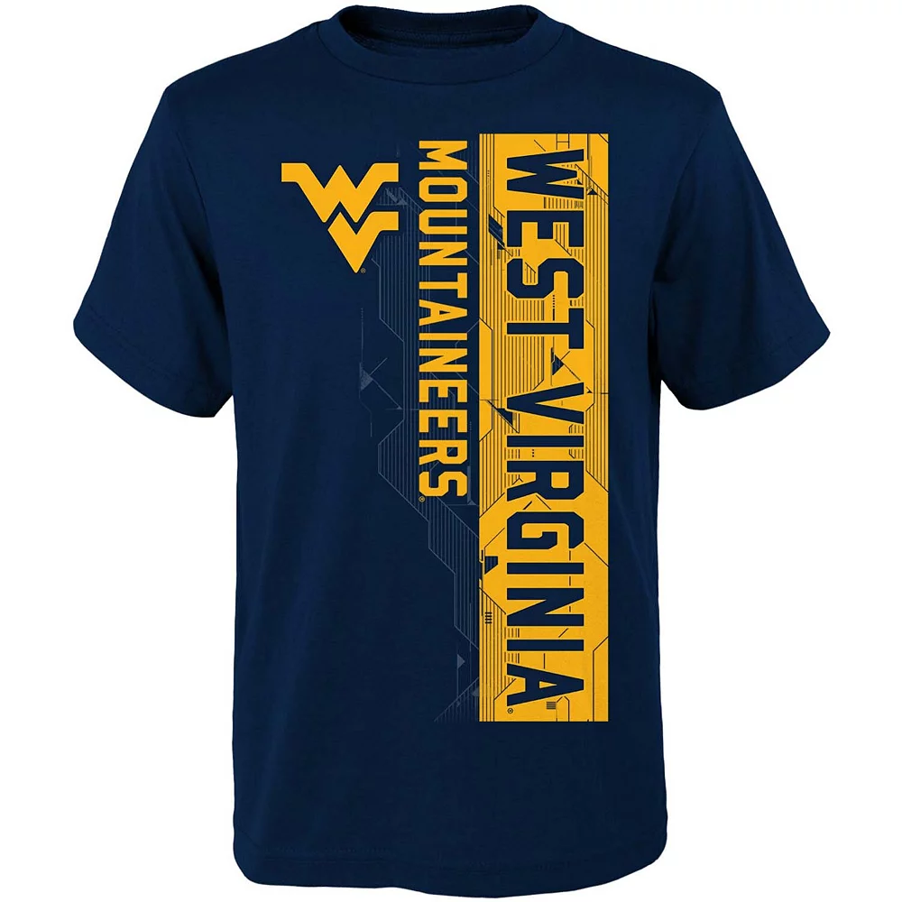 Youth Navy West Virginia Mountaineers Challenger T-Shirt 1 Youth Navy West Virginia Mountaineers Challenger T-Shirt