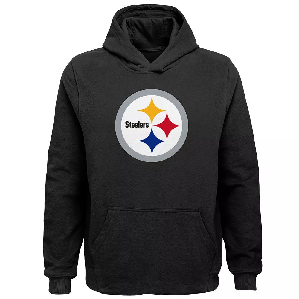 Toddler Black Pittsburgh Steelers Team Logo Pullover Hoodie 1 Toddler Black Pittsburgh Steelers Team Logo Pullover Hoodie
