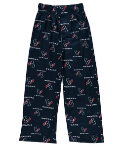 Houston Texans Youth All Over Print Lounge Pants - Navy Blue