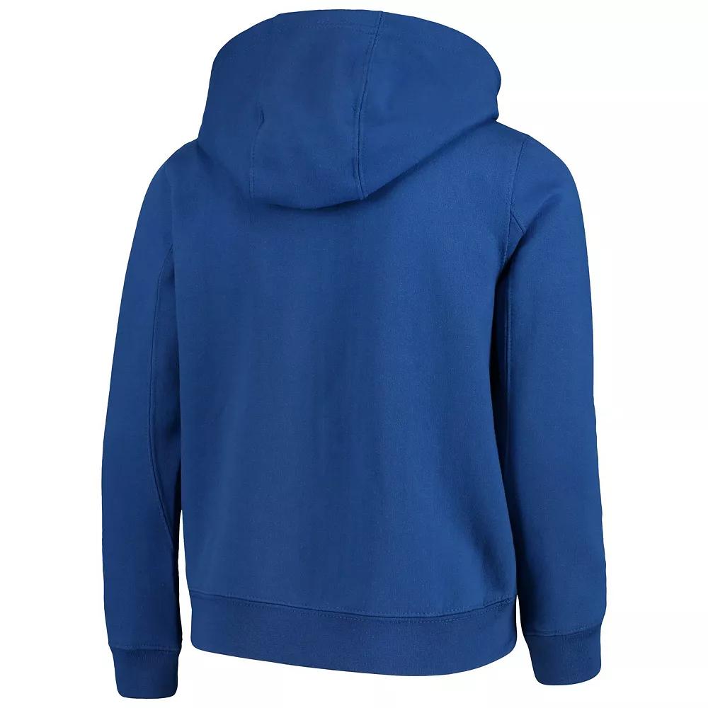 Youth Royal Kansas City Royals Team Color Wordmark Full-Zip Hoodie 4 Youth Royal Kansas City Royals Team Color Wordmark Full-Zip Hoodie - Image 4