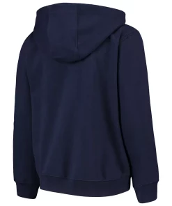 Youth Navy Detroit Tigers Team Color Wordmark Full-Zip Hoodie 7 Youth Navy Detroit Tigers Team Color Wordmark Full-Zip Hoodie -MLB Shop 4140060 ALT3