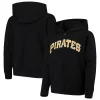 Youth Black Pittsburgh Pirates Team Color Wordmark Full-Zip Hoodie