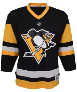 Toddler Sidney Crosby Black Pittsburgh Penguins Replica Player Jersey -MLB Shop 4158149 ALT2