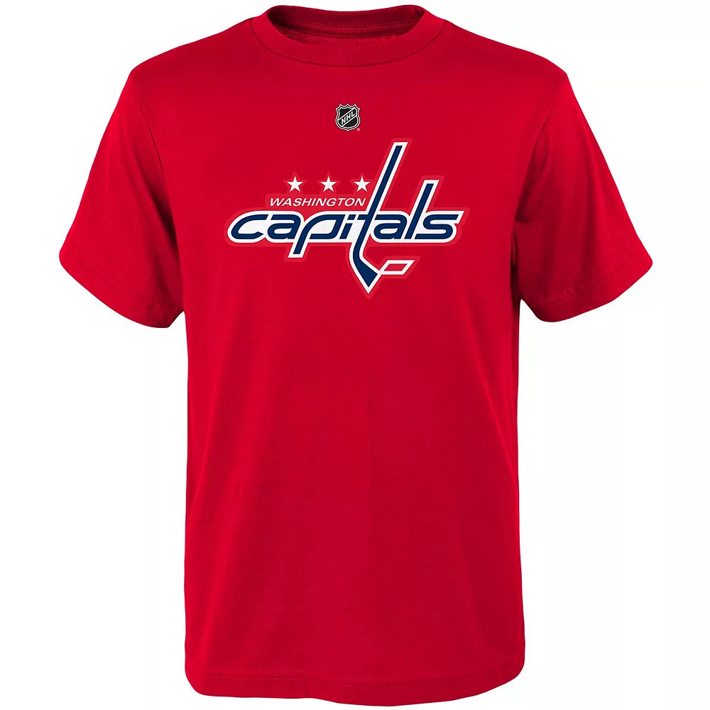Youth TJ Oshie Red Washington Capitals Player Name & Number T-Shirt 3 Youth TJ Oshie Red Washington Capitals Player Name & Number T-Shirt - Image 3