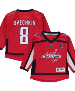 Alternative view of Toddler Alexander Ovechkin Red Washington Capitals Replica Player Jersey