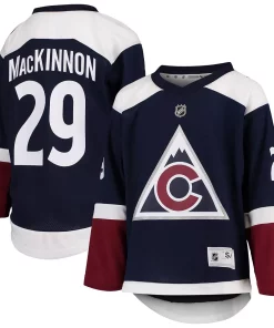 Youth Nathan MacKinnon Navy Colorado Avalanche Alternate Replica Player Jersey