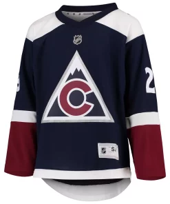 Youth Nathan MacKinnon Navy Colorado Avalanche Alternate Replica Player Jersey 5 Youth Nathan MacKinnon Navy Colorado Avalanche Alternate Replica Player Jersey -MLB Shop 4179171 ALT2