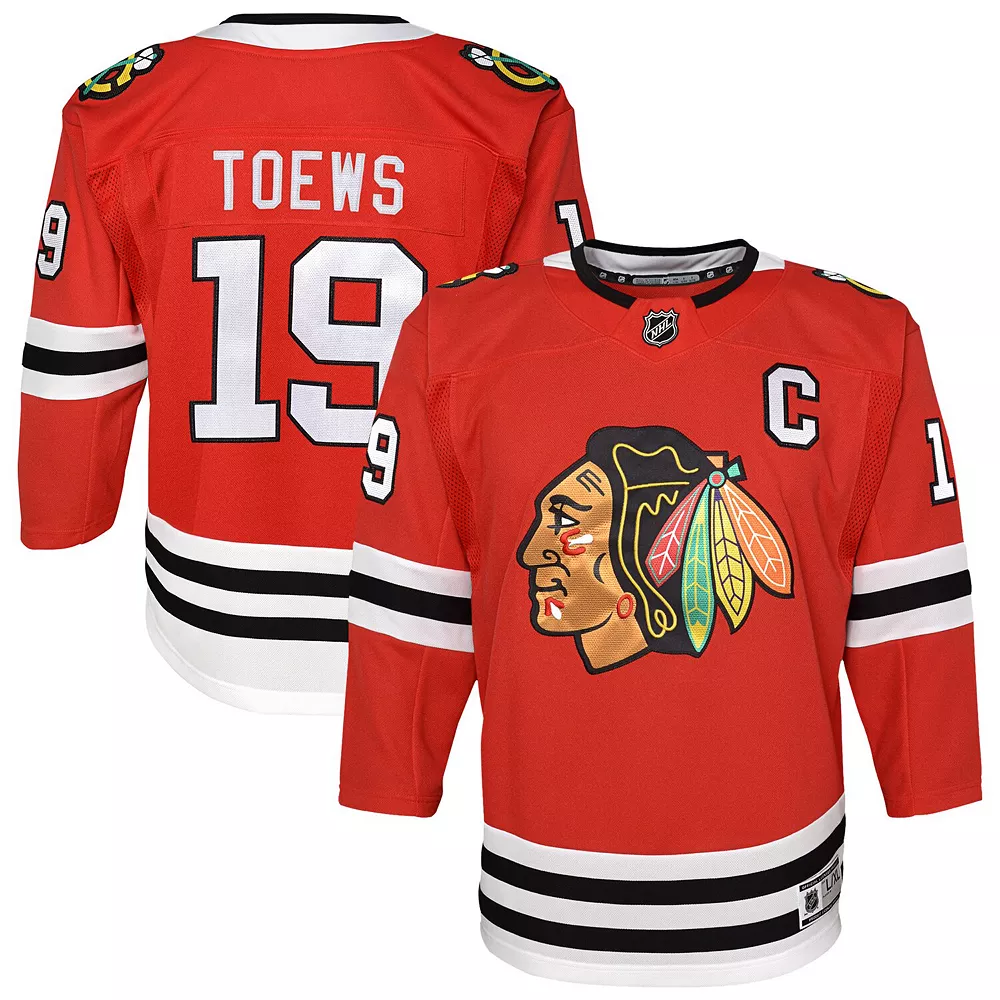 Youth Jonathan Toews Red Chicago Blackhawks Home Premier Player Jersey 2 Youth Jonathan Toews Red Chicago Blackhawks Home Premier Player Jersey - Image 2