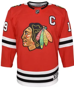 Youth Jonathan Toews Red Chicago Blackhawks Home Premier Player Jersey 5 Youth Jonathan Toews Red Chicago Blackhawks Home Premier Player Jersey -MLB Shop 4182245 ALT2