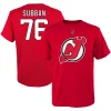 Youth P.K. Subban Red New Jersey Devils Player Name & Number T-Shirt