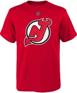 Youth P.K. Subban Red New Jersey Devils Player Name & Number T-Shirt 5 Youth P.K. Subban Red New Jersey Devils Player Name & Number T-Shirt -MLB Shop 4184013 ALT2