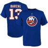 Youth Mathew Barzal Royal New York Islanders Player Name & Number T-Shirt